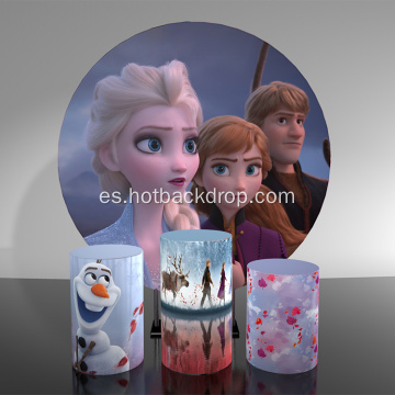 013 Disney Disney Frozen Design Aluminium Round Fackdrop Stand
